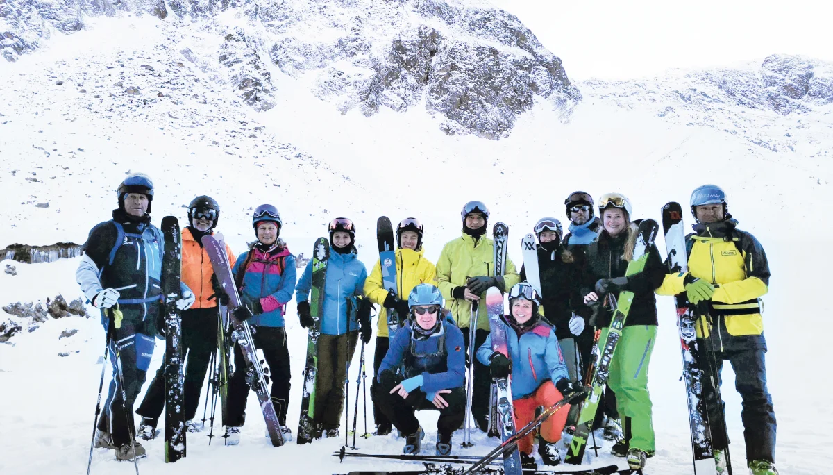 Spass an Skitechnik - Von der Piste ins Gelände | © DAV Würzburg