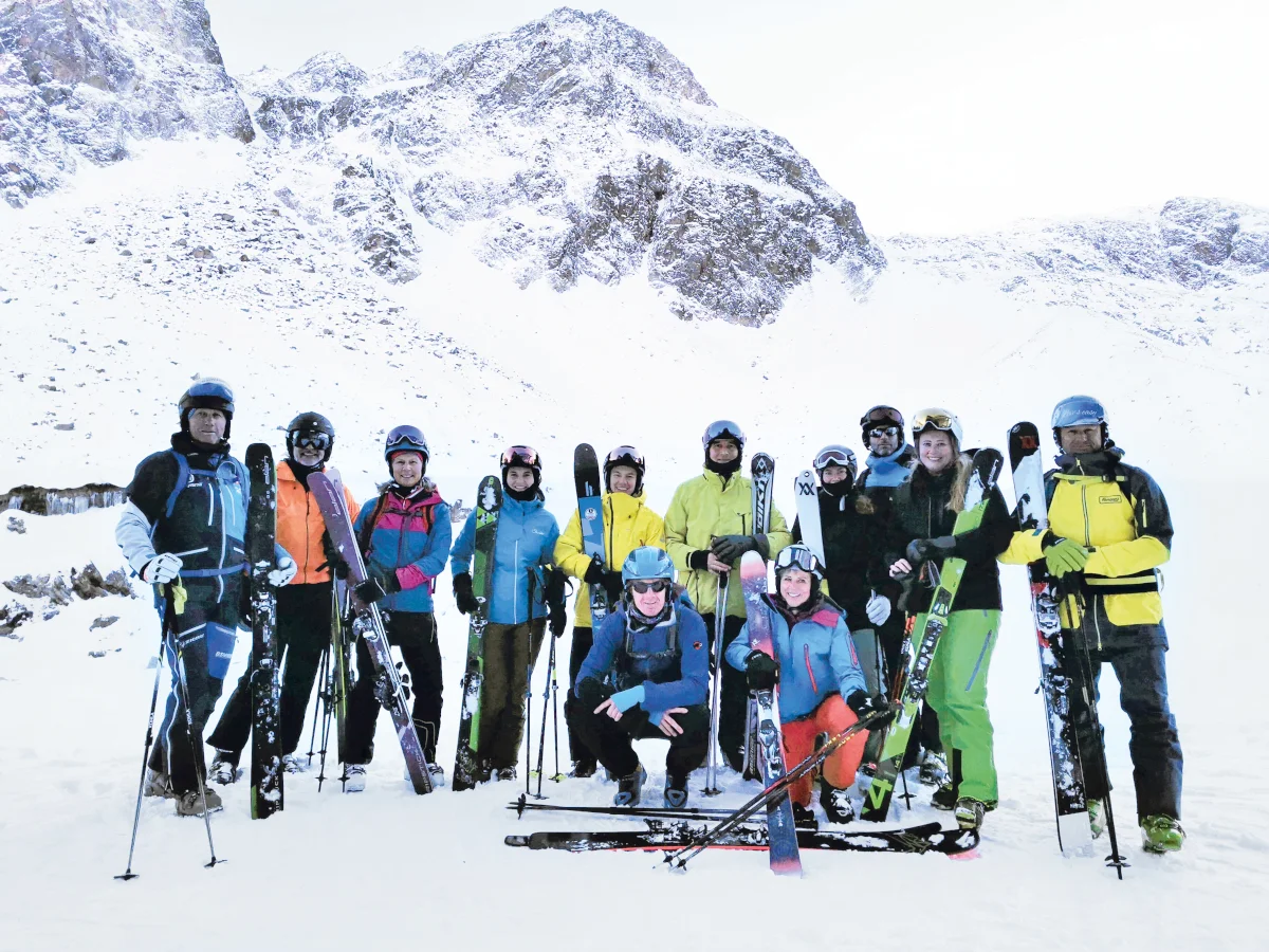 Spass an Skitechnik - Von der Piste ins Gelände | © DAV Würzburg