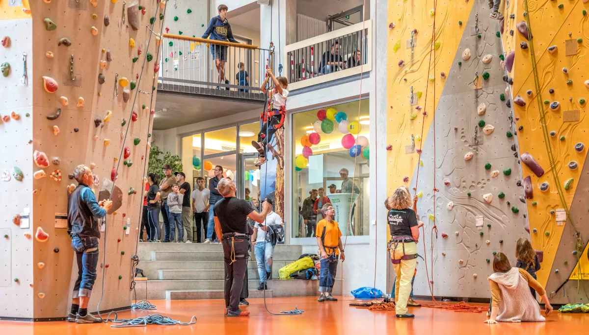 Tag der offenen Tür im Kletterzentrum Würzburg | © Patty Varasano