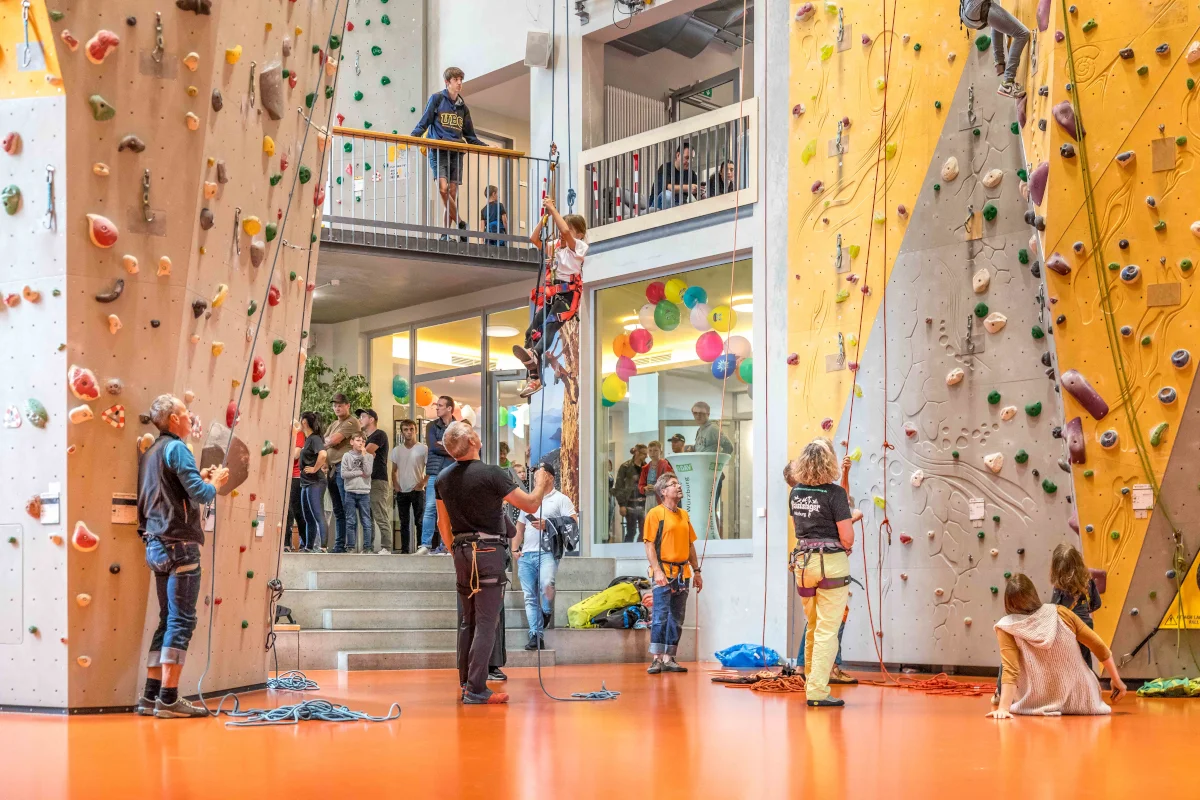 Tag der offenen Tür im Kletterzentrum Würzburg | © Patty Varasano