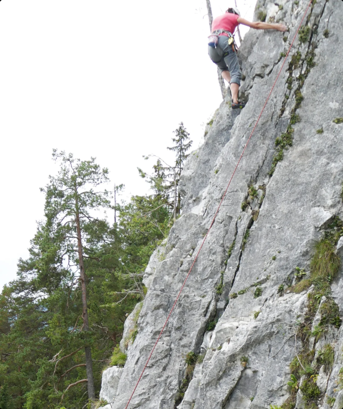Klettern an den Sonnenplatten im Karwendel | © DAV Würzburg