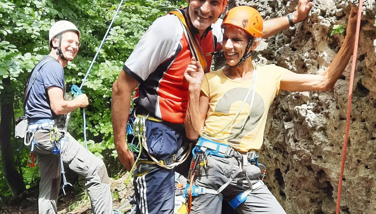 Von der Halle an den Felsen | © DAV Würzburg
