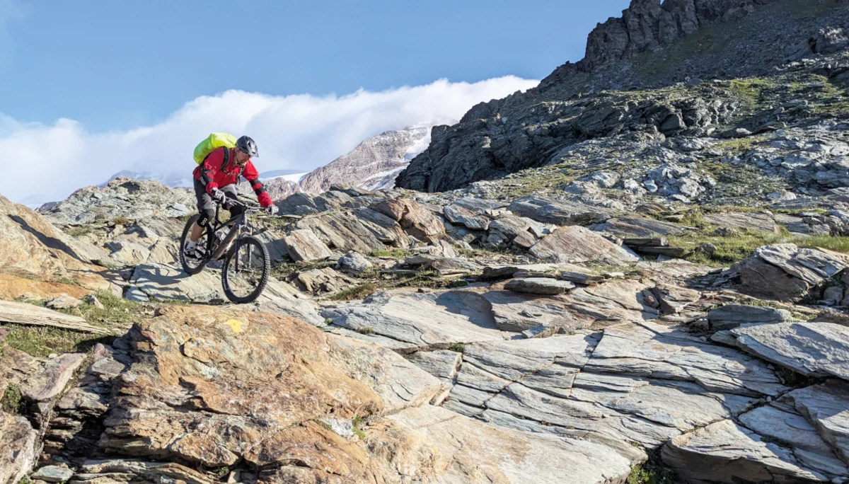 Monte Rosa mit dem MTB | © DAV Würzburg