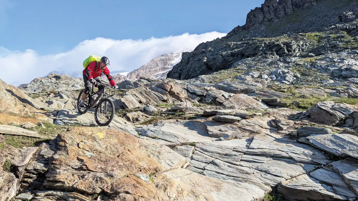 Monte Rosa mit dem MTB | © DAV Würzburg