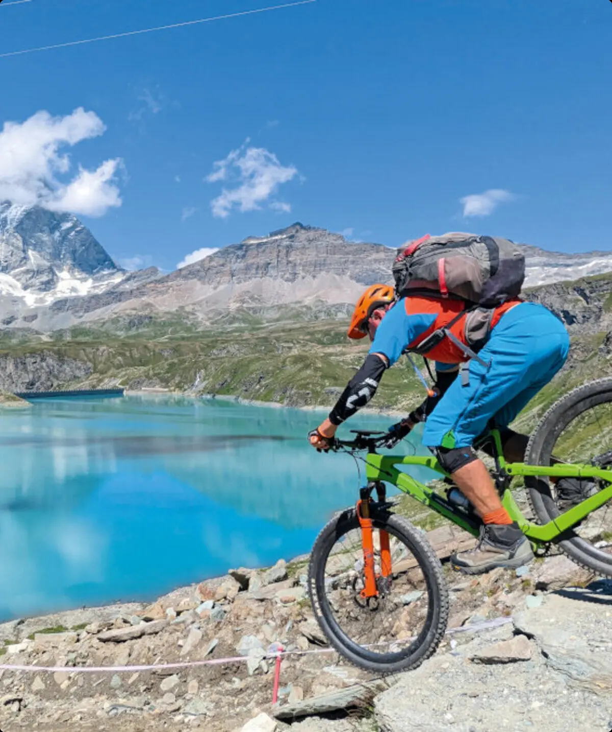 Monte Rosa mit dem MTB | © DAV Würzburg