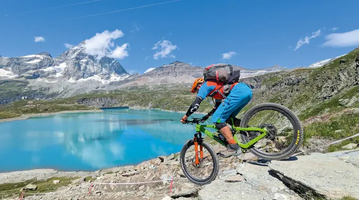 Monte Rosa mit dem MTB | © DAV Würzburg