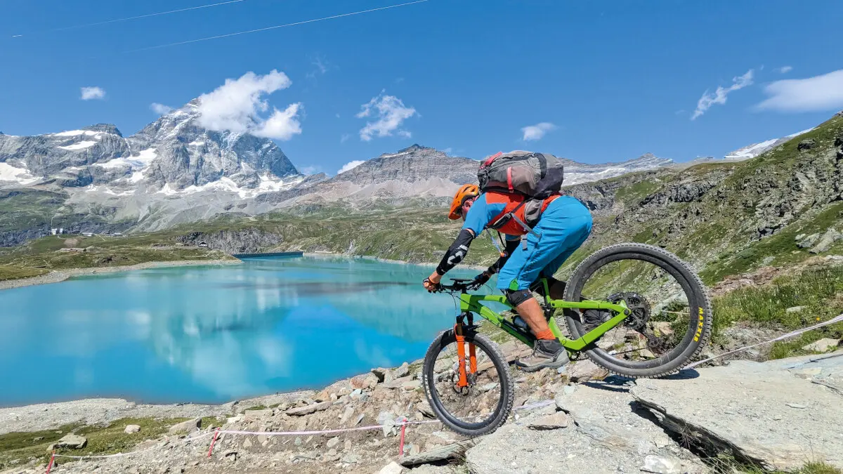 Monte Rosa mit dem MTB | © DAV Würzburg