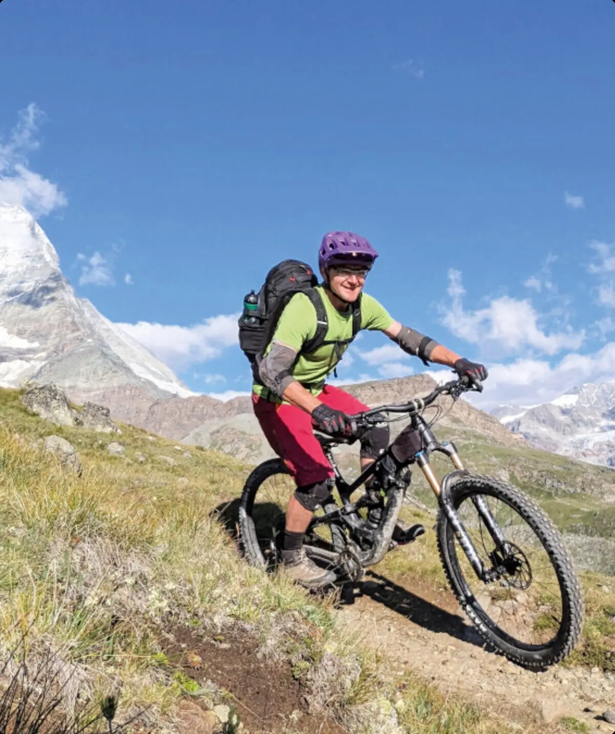 Monte Rosa mit dem MTB | © DAV Würzburg