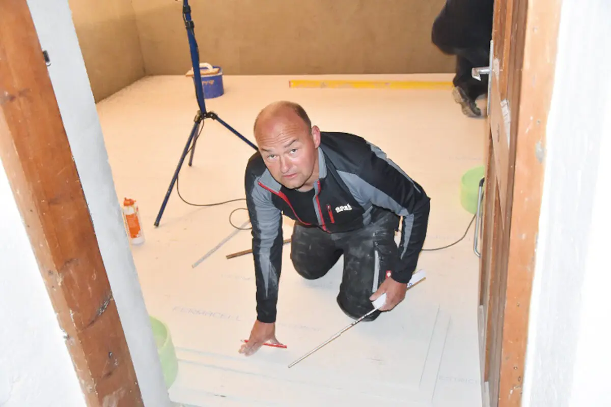 Arbeiten an der Karl-von-Edel-Hütte 2020 | © DAV Würzburg