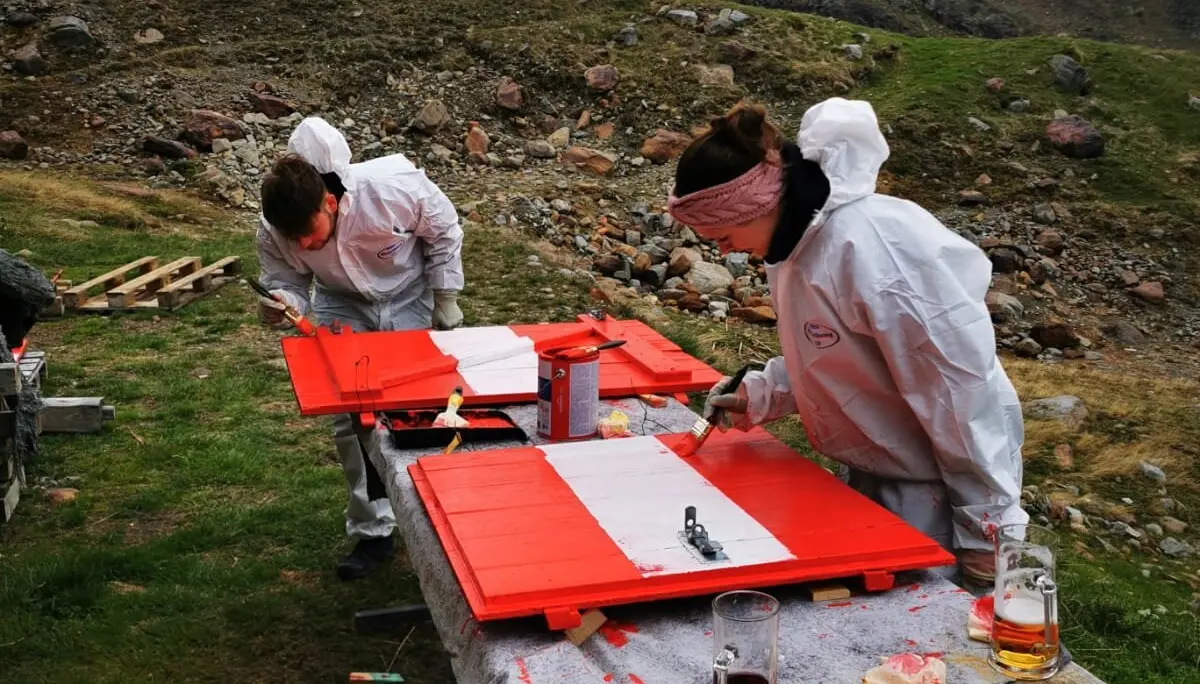 Arbeitseinsatz Vernagthütte | © DAV Würzburg