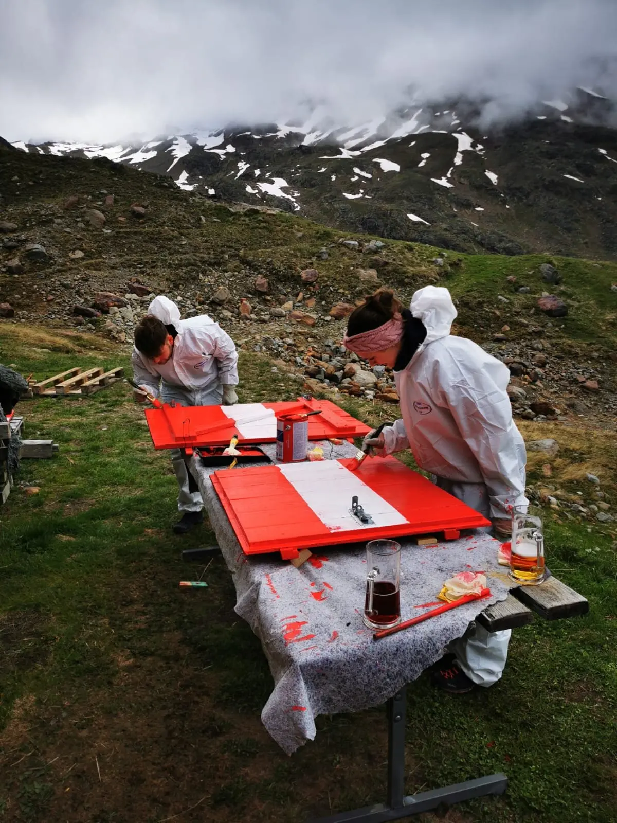 Arbeitseinsatz Vernagthütte | © DAV Würzburg