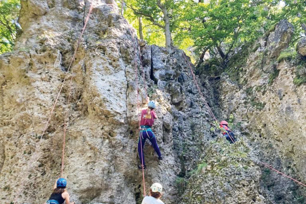 Jugendausfahrt - Komfortzone Wachstumszone Pankikzone | © DAV Würzburg