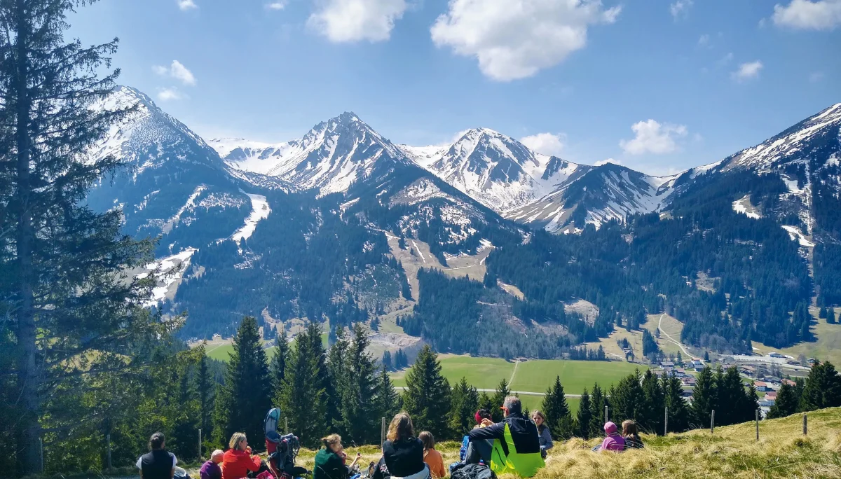 Familientour zum Haus Schattwald im Tannheimer Tal | © DAV Würzburg