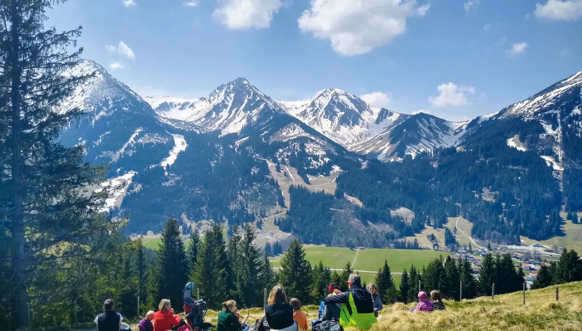 Familientour zum Haus Schattwald im Tannheimer Tal | © DAV Würzburg