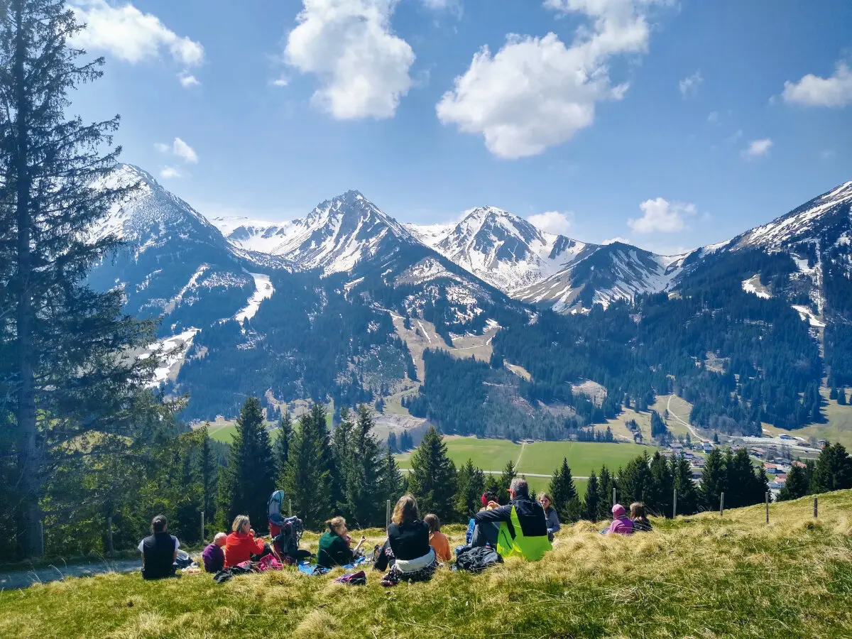Familientour zum Haus Schattwald im Tannheimer Tal | © DAV Würzburg
